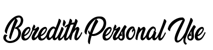 Beredith Personal Use
