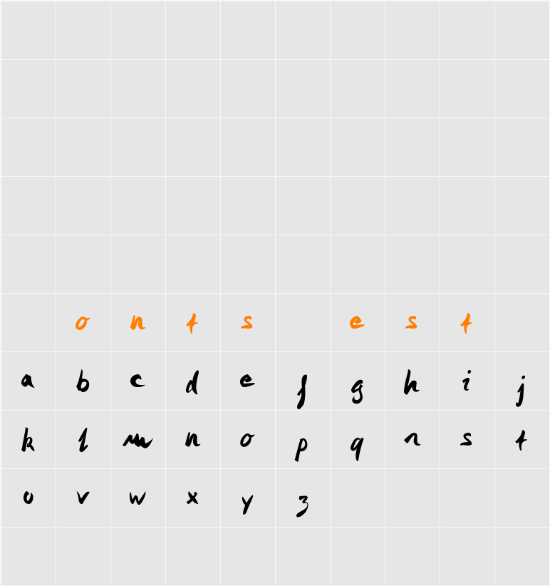 Monika Character Map