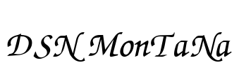 DSN MonTaNa Font Image