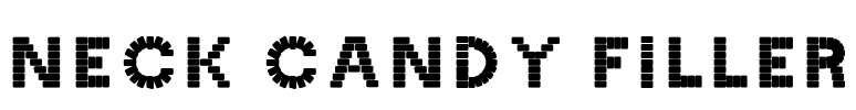 Neck Candy Filler Font Image