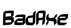 BadAxe Font Image