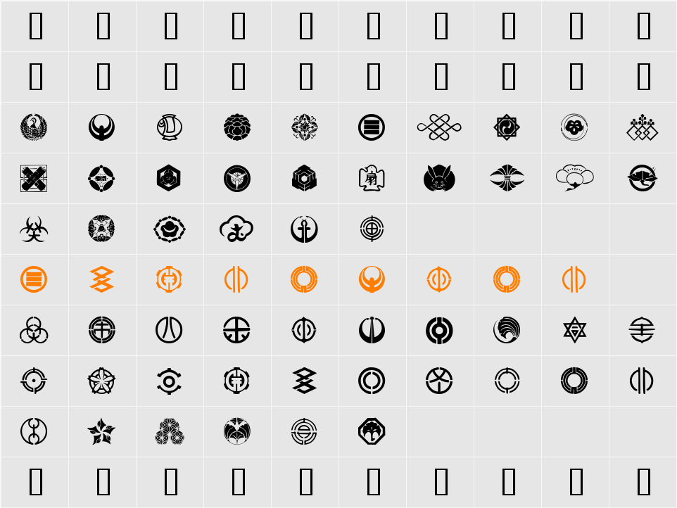 Motif Character Map