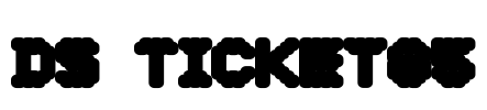 DS Ticket85 Font Image