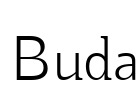 Buda Font Image