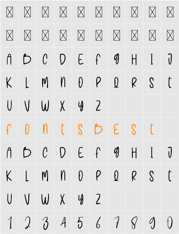 Bobo Character Map