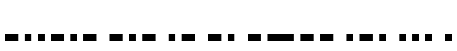 BukanMorse Font Image