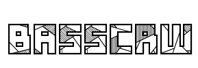 Basscrw Font Image