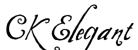 CK Elegant Font Image