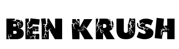 Ben Krush Font Image