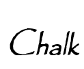 Chalk Font Image