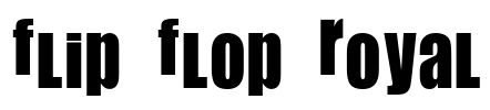 Flip Flop Royal Font Image