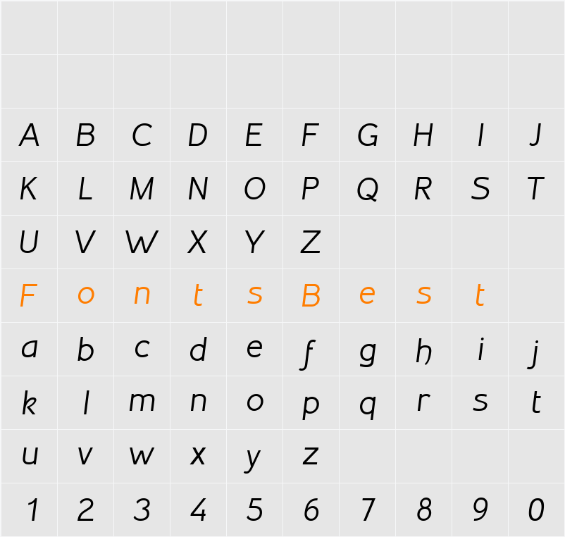 Inprimis free Character Map