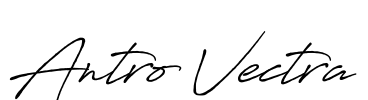 Antro Vectra Font Image