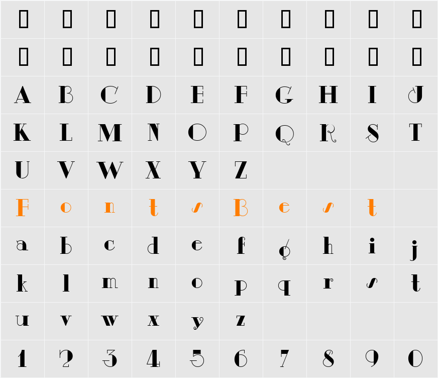 DayTripperNF Character Map