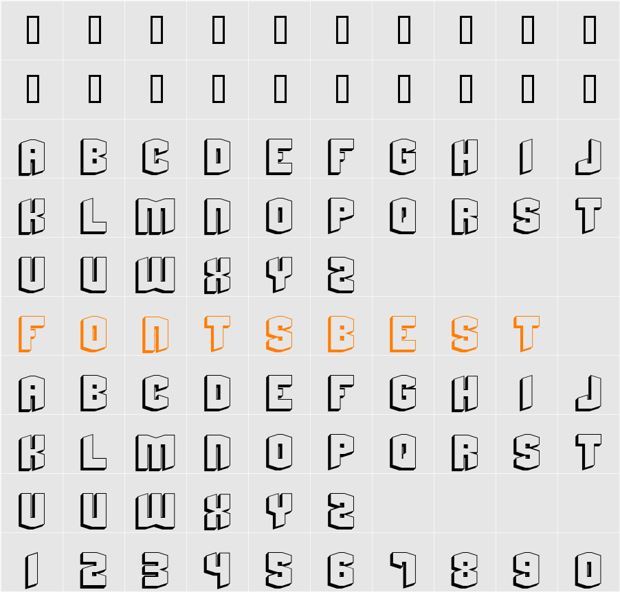 BeyondControl Character Map