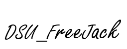 DSU_FreeJack Font Image