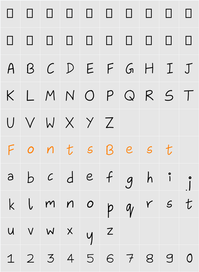 Aika Character Map