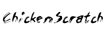 ChickenScratch Font Image