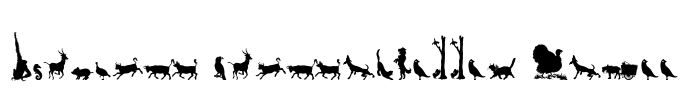 Animal Silhouettes Three