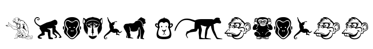 Monkey Business Font Image