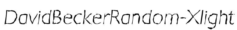 DavidBeckerRandom-Xlight