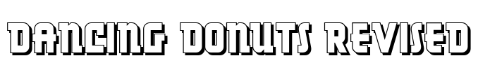 Dancing Donuts Revised Font Image
