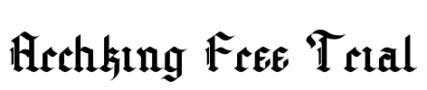 Archking Free Trial Font Image