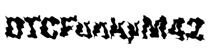 DTCFunkyM42 Font Image