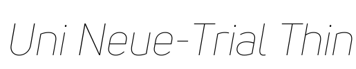 Uni Neue-Trial Thin