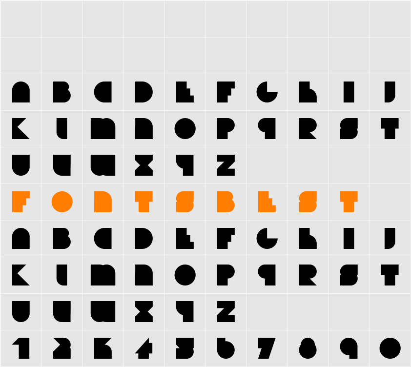 Bifurk Character Map