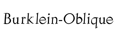 Burklein-Oblique