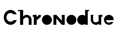 Chronodue Font Image