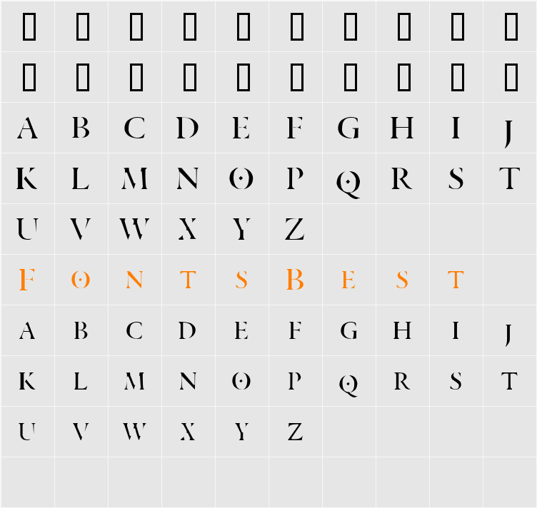 JI-Nephew Character Map