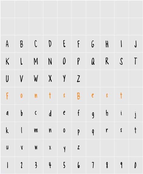 Mix Rego Character Map