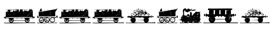 Eisenbahn Font Image