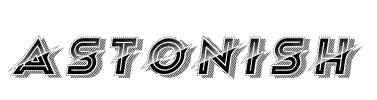Astonish Font Image