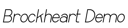 Brockheart Demo Font Image