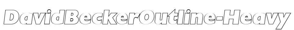 DavidBeckerOutline-Heavy
