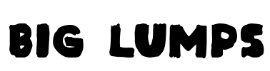 Big Lumps Font Image