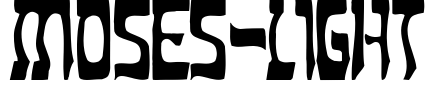 Moses-Light Font Image