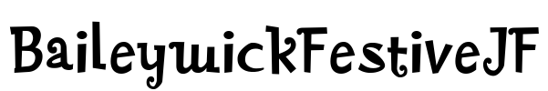 BaileywickFestiveJF Font Image