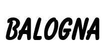 Balogna Font Image