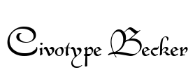 Civotype Becker Font Image