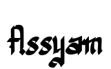 Assyam Font Image