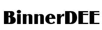 BinnerDEE Font Image