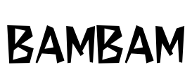 BAMBAM Font Image