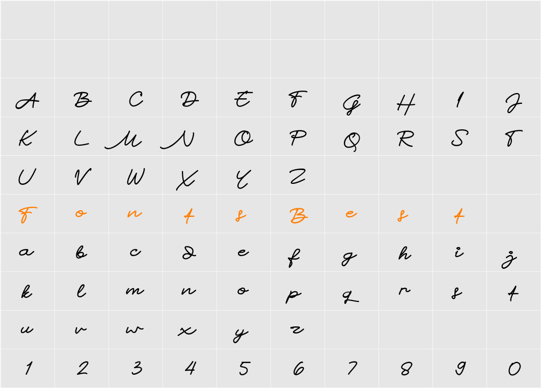 Alternative Line Character Map