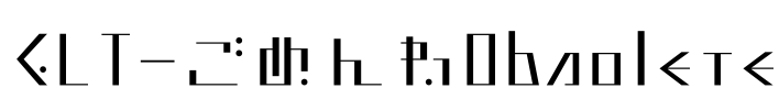 GLT-ごぬんねObsolete Font Image
