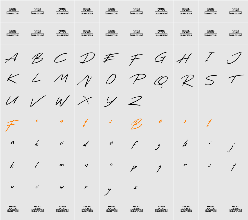 Black Raven Character Map