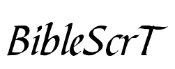 BibleScrT Font Image